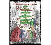 Vintage Style Twas The Night Before Christmas Metal Printed Sign Tin Sign 8x12 inch