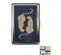 Vintage-Style Versatile Card & Cash Case, 2026 New Metal Durable Wallets/Case/Card Holder, Blocking Metal Ultra SlimID Wallet, Easy Snap Closure, Art Deco Design (F)