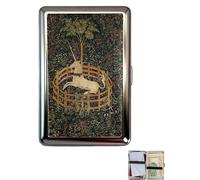 Vintage-Style Versatile Card & Cash Case, 2026 New Metal Durable Wallets/Case/Card Holder, Blocking Metal Ultra SlimID Wallet, Easy Snap Closure, Art Deco Design (J)