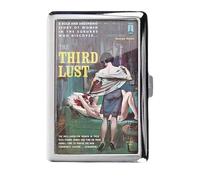 Vintage-Style Versatile Card & Cash Case with RFID Protection, Slim Wallet & Cigarette/Blunt Holder with Easy Snap, Fantasy Elegant Slim Metal Wallet for Credit Cards Cash Id Business Cards (#B)