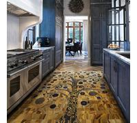 Vintage Style Washable Rugs 180x300cm Tree of Life Print Large Soft Rugs for Living Room Bedroom Dining Room Non-slip Under Table Rug