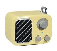 Vintage Style White Noise Machine - Portable Sleep Sound Device with 16 Relaxing Sounds, Timer & Stepless Volume, Rechargeable Sleep Aid & Gift for Teens, Kids, Baby, Travel & Office (Yellow)