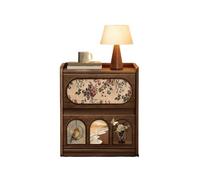Vintage Style Wooden Nightstand Side Table for Living Room Dorm