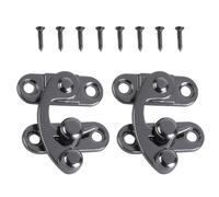 Vintage Styles Black Horn Swing Arm Latches Suitable for Jewelry Box and Wood Case Suitcases Dollhouses Jewelry Box