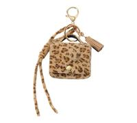 Vintage Styles Coin Purse Keyring Leopard Bag Bowknot Designs and Detachable Star Decoration Zincs Alloy Accessory Retro Zinc Alloy Charm