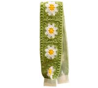 Vintage Styles Knit Hairband Knitting Floral Headband With Adjustable Closure For Adults For Sports And Parties