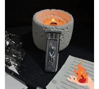 Vintage Stylish Cross Design Lighter, Cool Lighters with Adjustable Flame Dial, Antique Silver Knurling Black with Gold Design Gift, Butane Refillable for Men/Husband (Eye)