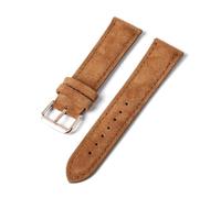 Vintage Suede Leather Watch Band - 18mm to 24mm - Quick Release Replacement Strap,18mm
