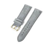 Vintage Suede Leather Watch Band - 18mm to 24mm - Quick Release Replacement Strap