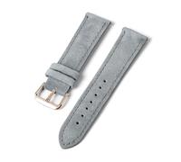 Vintage Suede Leather Watch Band - 18mm to 24mm - Quick Release Replacement Strap