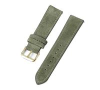 Vintage Suede Leather Watch Band - 18mm to 24mm - Quick Release Replacement Strap