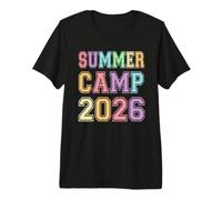 Vintage Summer Camp 2026 Host Vibes Staff Nurse Autographs Premium T-Shirt
