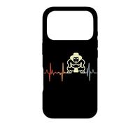 Vintage Sumo Heartbeat Retro Heart Line Case for iPhone 17 Pro