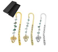 Vintage Sun Bookmarks Metal Hook Bookmark Book Lover Book Accessories for Men and Women Book Lovers Essential Students School Supplies (Dragon Bookmark 3PCS)