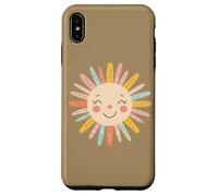 Vintage Sun Retro 70s Rainbow Art || Boho Design || Boho Sun Case for iPhone XS Max