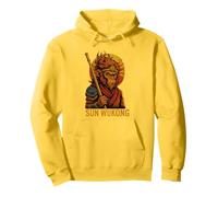 Vintage Sun Wukong Chinese Mythology Monkey King Pullover Hoodie