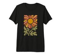 Vintage Sunflower Fields Boho Life Florist Flower Premium T-Shirt