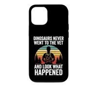 Vintage Sunset Dinosaurs Never Went To The Vet Case for iPhone 12/12 Pro