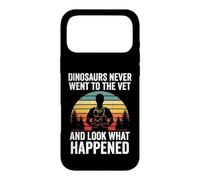 Vintage Sunset Dinosaurs Never Went To The Vet Case for iPhone 17 Pro Max