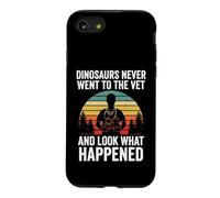 Vintage Sunset Dinosaurs Never Went To The Vet Case for iPhone SE (2020) / 7/8