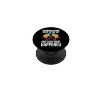 Vintage Sunset Dinosaurs Never Went To The Vet PopSockets Adhesive PopGrip