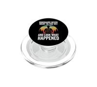 Vintage Sunset Dinosaurs Never Went To The Vet PopSockets PopGrip for MagSafe