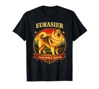 Vintage Sunset Eurasier Calm Noble Legend T-Shirt