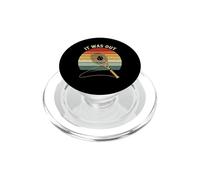 vintage sunset funny it was out tennis sport racket graphic PopSockets PopGrip for MagSafe