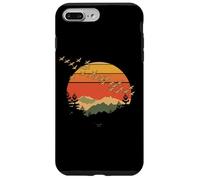 Vintage Sunset Mountains Birds Nature Scene Case for iPhone 7 Plus/8 Plus