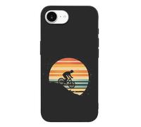 Vintage Sunset Rider Printed Phone Case Slim Cute Cellphone Protective Cover Unisex Compatible with 16/16 Plus/16 Pro/16 Pro Max/16 E