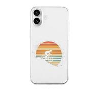 Vintage Sunset Rider Printed Phone Case Slim Cute Cellphone Protective Cover Unisex Compatible with 16/16 Plus/16 Pro/16 Pro Max/16 E