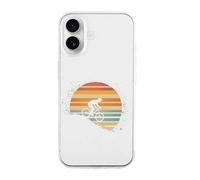 Vintage Sunset Rider Printed Phone Case Slim Cute Cellphone Protective Cover Unisex Compatible with 16/16 Plus/16 Pro/16 Pro Max/16 E