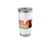 Vintage Sunset Taiko Drummer Stainless Steel Insulated Tumbler