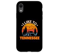 Vintage Sunset Tennessee, Hiking Camping, Outdoors Tennessee Case for iPhone XR