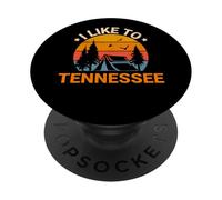 Vintage Sunset Tennessee, Hiking Camping, Outdoors Tennessee PopSockets Adhesive PopGrip