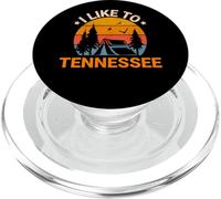 Vintage Sunset Tennessee, Hiking Camping, Outdoors Tennessee PopSockets PopGrip for MagSafe