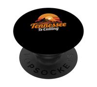 Vintage Sunset Tennessee Is Calling. Tennessee Outdoor Fan PopSockets Adhesive PopGrip