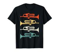 Vintage Sunset Trumpet Jazz Music Lover Band T-Shirt