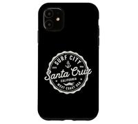 Vintage Surf City California Coastal Retro Case for iPhone 11