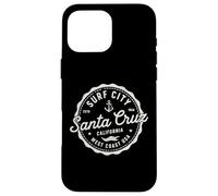 Vintage Surf City California Coastal Retro Case for iPhone 16 Pro Max