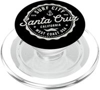 Vintage Surf City California Coastal Retro PopSockets PopGrip for MagSafe
