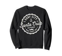 Vintage Surf City California Coastal Retro Sweatshirt