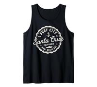 Vintage Surf City California Coastal Retro Tank Top