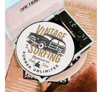 Vintage Surfing Handcrafted Fresh Tunes Record Player Slip Mat