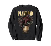 Vintage Surprise Star Calathea Plant Dad Nature Flora Garden Sweatshirt