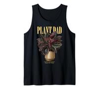 Vintage Surprise Star Calathea Plant Dad Nature Flora Garden Tank Top