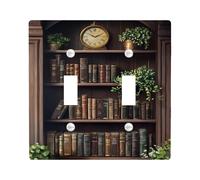 vintage switch plate for shelf classic brown design home decor thermoplastic wall plates standard size double rocker
