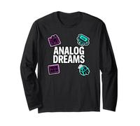 Vintage Synth Audio Engineer Analog Dreams Long Sleeve T-Shirt
