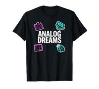 Vintage Synth Audio Engineer Analog Dreams T-Shirt