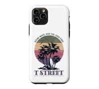 Vintage T Street San Clemente California Retro Surf Sunset Case for iPhone 11 Pro